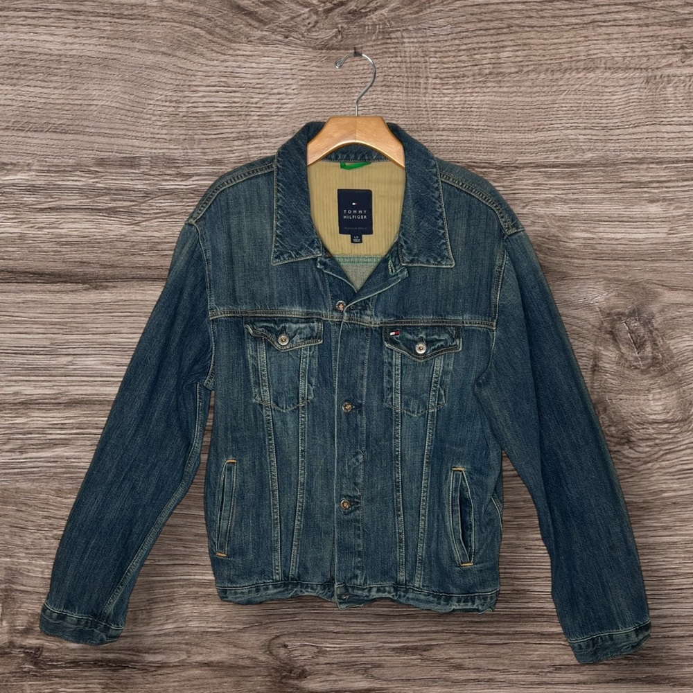 Vintage Tommy Hilfiger Men's Jean Jacket
